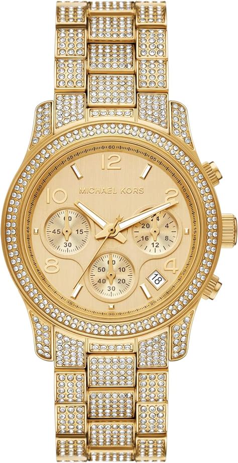 michael kors turquoise gold watch amazon|mk7435.